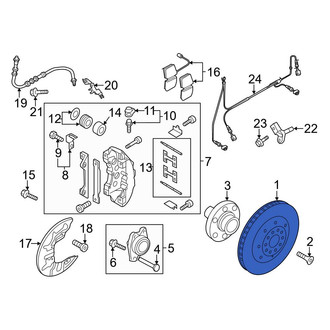 Audi OE - Front Disc Brake Rotor