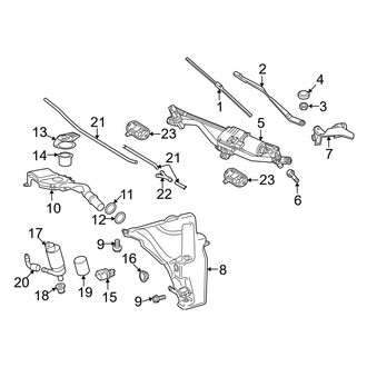 Audi OE - Windshield - Wiper & Washer Components