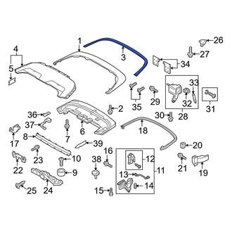 Audi OE - Convertible Top Stowage Compartment Trim Panel