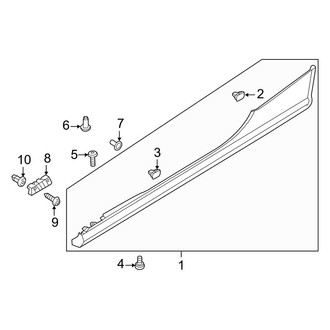 Audi OE - Pillars, Rocker & Floor - Exterior Trim (Coupe)