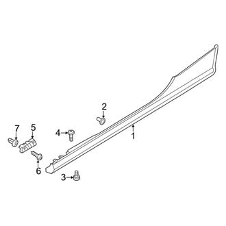 Audi OE - Pillars, Rocker & Floor - Exterior Trim (Convertible)