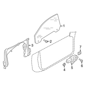 Audi OE - Door - Glass & Hardware