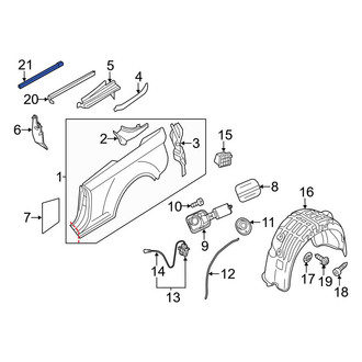 Audi A5 OEM Quarter Panels & Parts | Rear & Front — CARiD.com