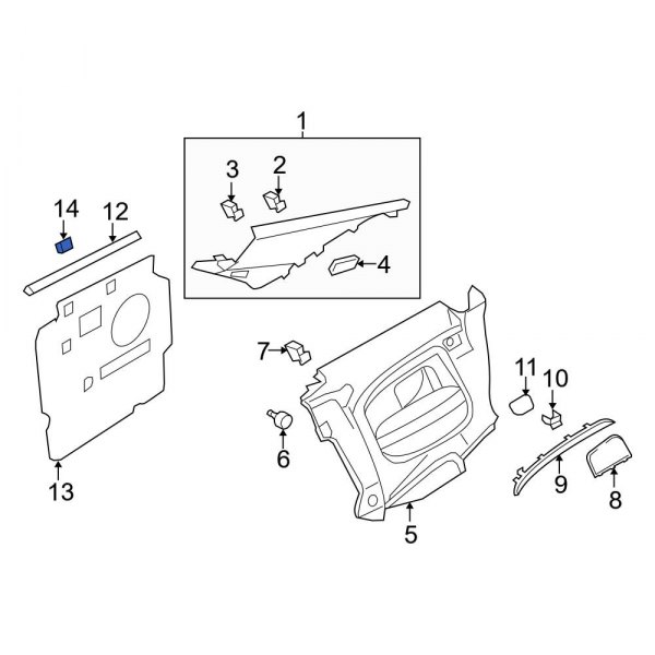 Quarter Panel Air Vent Grille