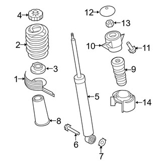 Audi OE - Rear Suspension - Shocks & Components