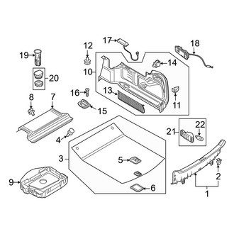 Audi OE - Rear Body & Floor - Interior Trim (Convertible)