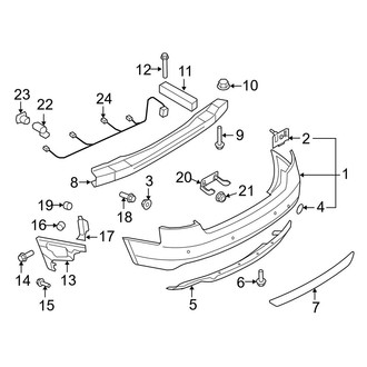 Audi OE - Rear Bumper - Bumper & Components (Coupe)