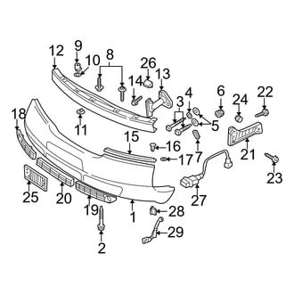 Audi OE - Front Bumper - Bumper & Components