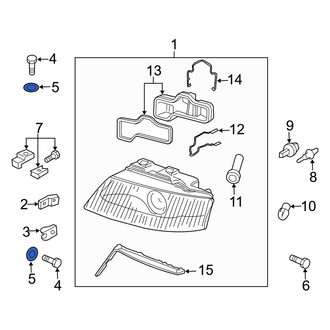 Audi OE - Front Left Headlight Washer Nozzle