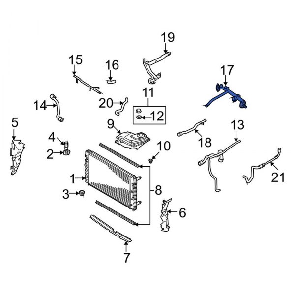 Engine Coolant Pipe