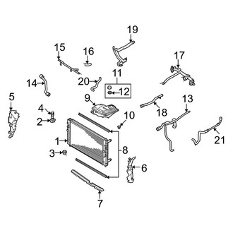 Audi OE - Cooling - Radiator & Components (2.8L)