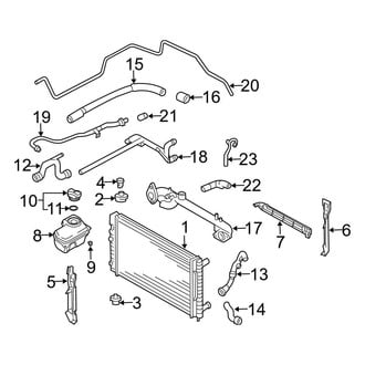 Audi OE - Cooling - Radiator & Components (4.2L)