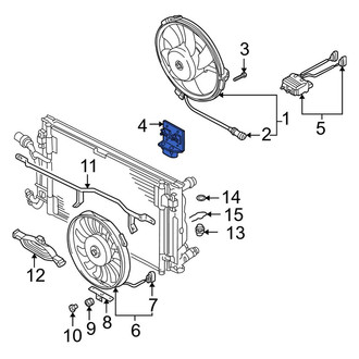 Audi OE - Engine Cooling Fan Resistor