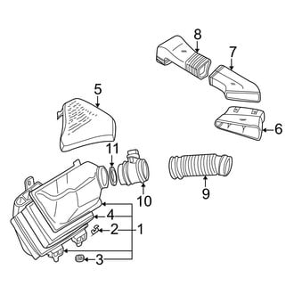 Audi OE - Engine / Transaxle - Air Intake (2.7L)