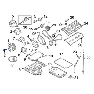 Audi OE - Engine Harmonic Balancer Bolt