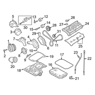 Audi OE - Engine / Transaxle - Engine Parts (Base 2.7L)