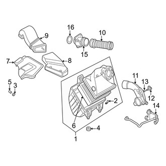 Audi OE - Engine / Transaxle - Air Intake (2.8L)