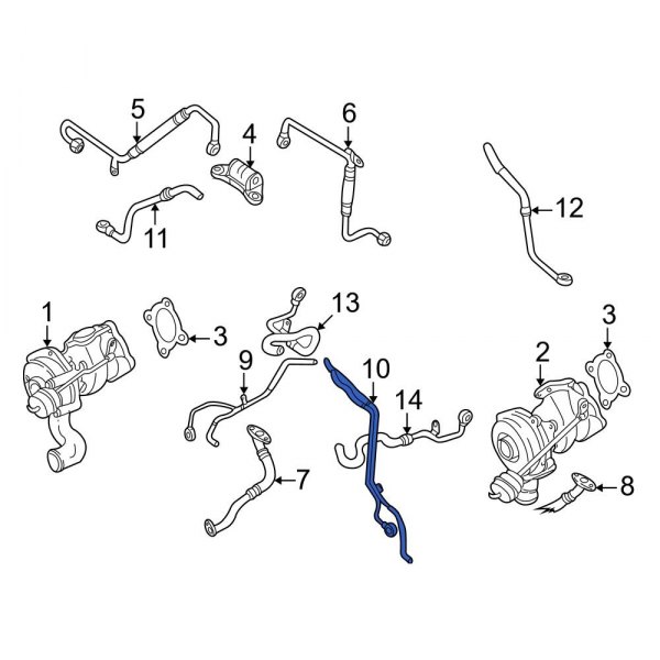 Turbocharger Oil Line