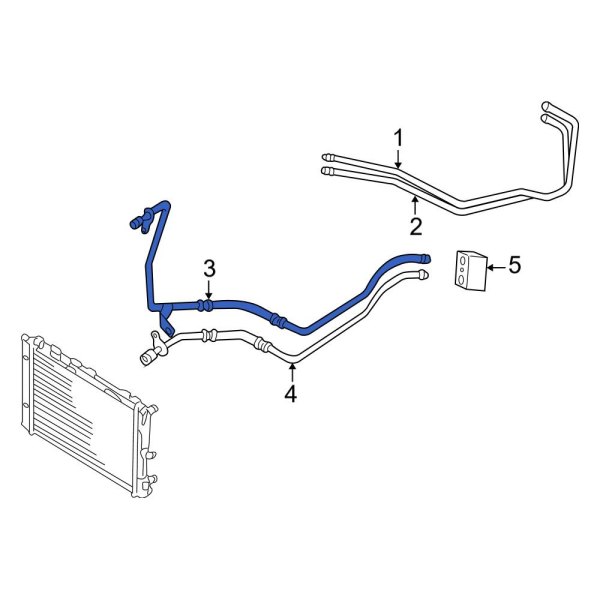 Automatic Transmission Oil Cooler Hose Assembly