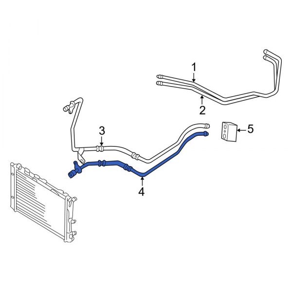 Automatic Transmission Oil Cooler Hose Assembly