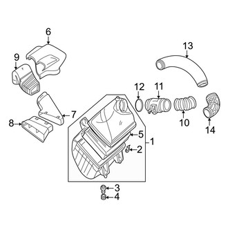 Audi OE - Engine / Transaxle - Air Intake (4.2L)