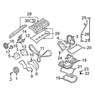Audi OE - Engine Oil Drain Plug