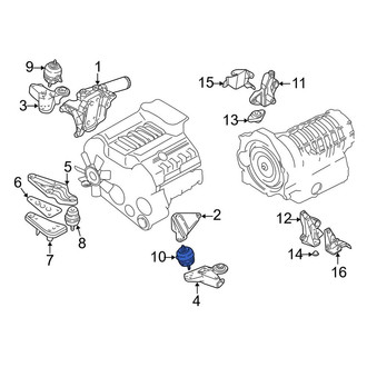 Audi OE - Left Engine Mount