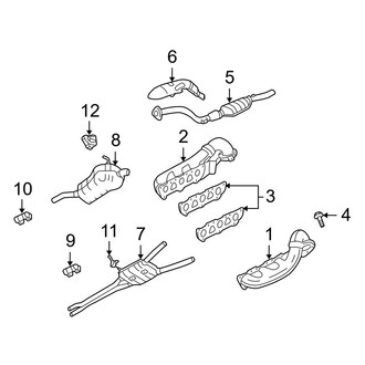 Audi OE - Exhaust System - Exhaust Manifold (2.7L)
