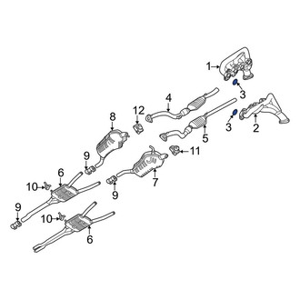 Audi S4 OEM Exhaust Parts Systems, Tips, Pipes — CARiD
