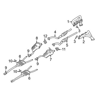 Audi OE - Exhaust System - Exhaust Components