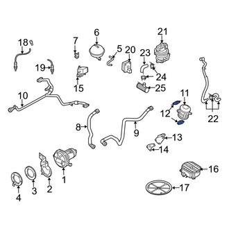 Audi OE - Right Secondary Air Injection Control Valve Gasket