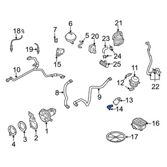 Audi OE - Right Secondary Air Injection Control Valve Gasket