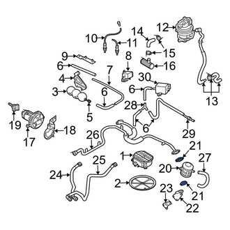 Audi OE - Right Secondary Air Injection Control Valve Gasket