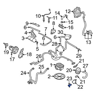 Audi OE - Right Secondary Air Injection Control Valve Gasket