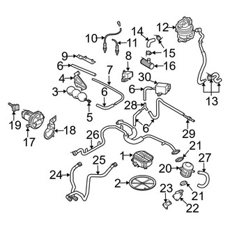 Audi OE - Emission System - Emission Components (3.0L)