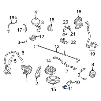 Audi OE - Right Secondary Air Injection Control Valve Gasket
