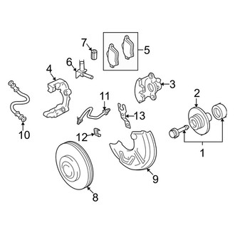 Audi OE - Front Suspension - Brake Components (ITT Brakes)
