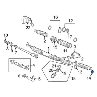 Audi OE - Rack and Pinion Bellows Clamp