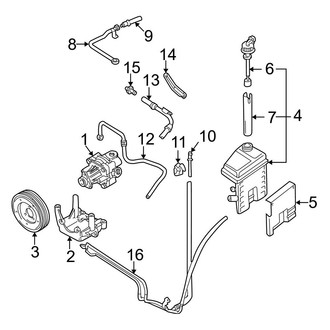 Audi OE - Steering Gear & Linkage - Pump & Hoses