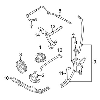 Audi OE - Steering Gear & Linkage - Pump & Hoses