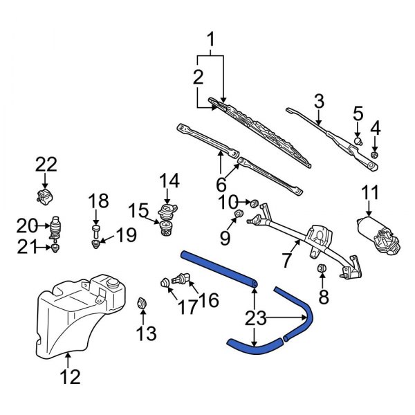 Windshield Washer Hose