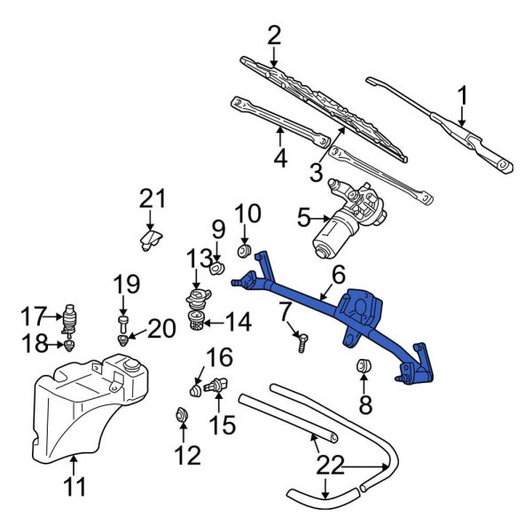 Windshield Wiper Linkage