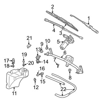 Audi OE - Windshield - Wiper & Washer Components (4.2L)