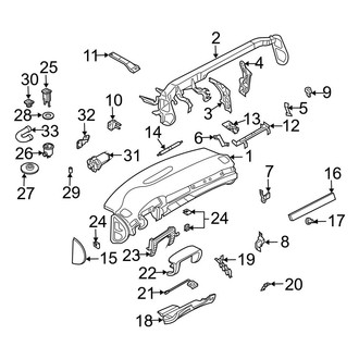 Audi OE - Instrument Panel Components