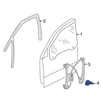 Audi OE - Front Left Window Motor