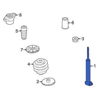 Audi OE - Rear Suspension Shock Absorber