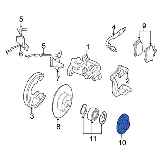 Audi OE - Rear Wheel Hub
