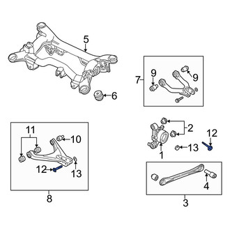 Audi OE - Rear Lower Suspension Control Arm Bolt