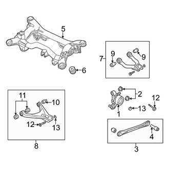 Audi OE - Rear Suspension - Suspension Components (Wagon)