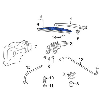 Audi OE - Rear Wiper Blade